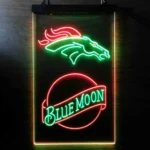 Denver Broncos Neon Sign Navy Moon Est 1960 1