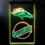 Denver Broncos Neon Sign Navy Moon Est 1960 1