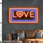 Denver Broncos Neon Sign Romance Sign 1