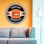 Denver Broncos Neon Sign Rugby Acrylic 1