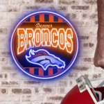 Denver Broncos Neon Sign Vintage Acrylic 1