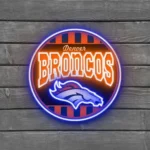 Denver Broncos Neon Sign Vintage Acrylic 1