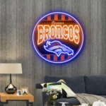 Denver Broncos Neon Sign Vintage Acrylic 1