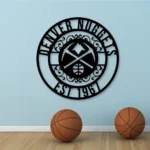 Denver Nuggets Metal Sign Custom Nba 1