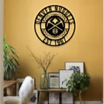 Denver Nuggets Metal Sign Custom Nba 1