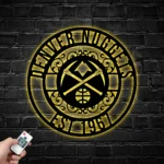 Denver Nuggets Metal Sign Custom Nba 1