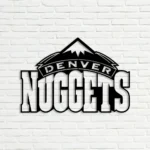 Denver Nuggets Metal Sign Logo 1