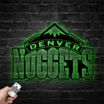 Denver Nuggets Metal Sign Logo 1