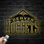 Denver Nuggets Metal Sign Logo 1