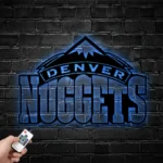 Denver Nuggets Metal Sign Logo 1