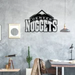 Denver Nuggets Metal Sign Logo 1