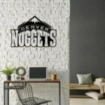 Denver Nuggets Metal Sign Logo 1