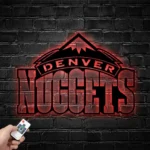 Denver Nuggets Metal Sign Logo 1