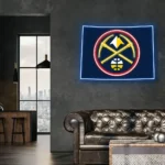 Denver Nuggets Neon Sign Colorado State Map 1