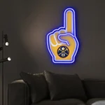Denver Nuggets Neon Sign Nba Foam Finger 1