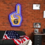 Denver Nuggets Neon Sign Nba Foam Finger 1
