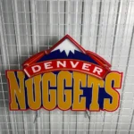 Denver Nuggets Neon Sign Nuggets Peak Mark 1