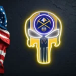 Denver Nuggets Neon Sign The Punisher 1