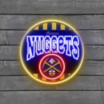 Denver Nuggets Neon Sign Vintage Acrylic 1