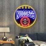 Denver Nuggets Neon Sign Vintage Acrylic 1