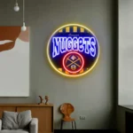 Denver Nuggets Neon Sign Vintage Acrylic 1