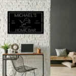 Detroit Lions Metal Sign Custom Football 1