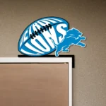 Detroit Lions Metal Sign Lion Football Art 1