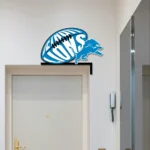 Detroit Lions Metal Sign Lion Football Art 1