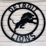 Detroit Lions Metal Sign Nfl 1