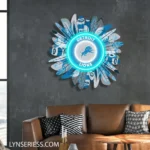 Detroit Lions Neon Sign Acrylic Artwork 1
