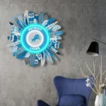 Detroit Lions Neon Sign Acrylic Artwork 1