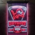 Detroit Lions Neon Sign Est 1934 1