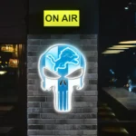 Detroit Lions Neon Sign The Punisher 1