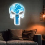Detroit Lions Neon Sign The Punisher 1