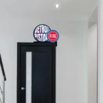 Detroit Pistons Metal Sign Detroit Team Logo 1