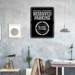 Detroit Pistons Metal Sign Reserved Parking Logo 1