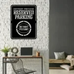 Detroit Pistons Metal Sign Reserved Parking Logo 1
