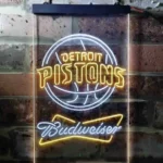 Detroit Pistons Neon Sign Budweiser 1