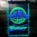 Detroit Pistons Neon Sign Budweiser 1