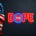 Detroit Pistons Neon Sign Dripping Dope 1