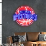 Detroit Pistons Neon Sign Pistons 1