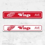 Detroit Red Wings Metal Sign Nhl 1