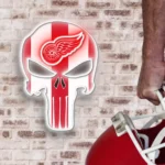 Detroit Red Wings Neon Sign The Punisher 1