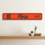Detroit Tigers Metal Sign Artistic Mlb 1