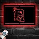 Detroit Tigers Metal Sign Bulldog G 1