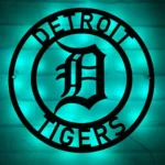 Detroit Tigers Metal Sign Mlb 1