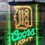 Detroit Tigers Neon Sign Coors Light 1