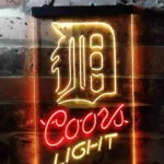 Detroit Tigers Neon Sign Coors Light 1