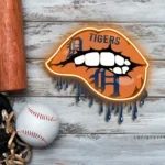 Detroit Tigers Neon Sign Dripping Lips 1