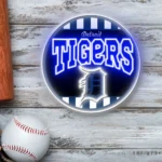 Detroit Tigers Neon Sign Retro Acrylic 1